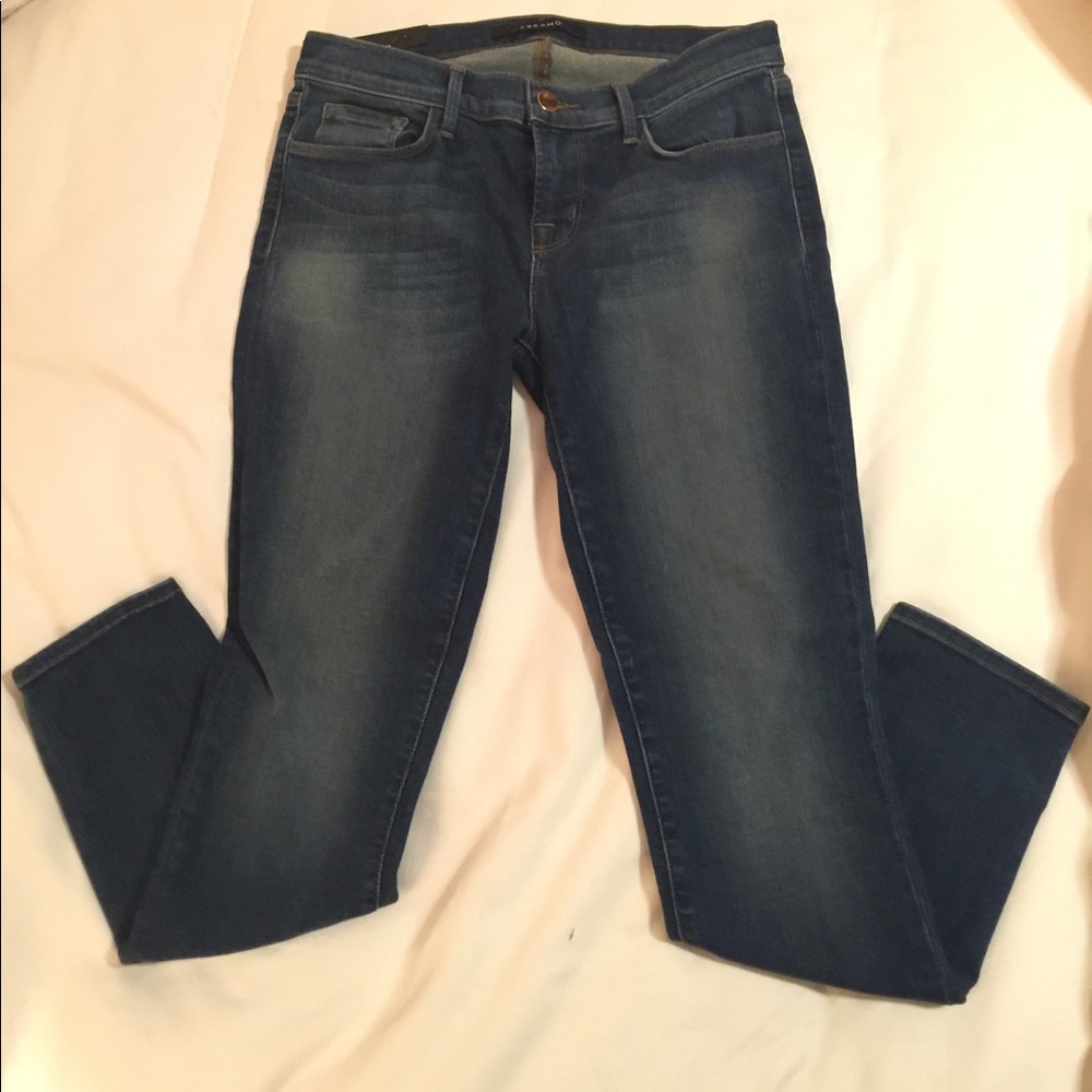 J Brand Skinny Crop Low Rise Jeans